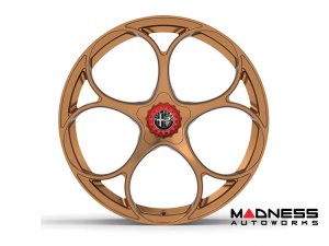 Alfa Romeo Stelvio Custom Wheels - set of 4 - KuhlFX - Forged - GTAm Style - 20" - Gloss Bronze