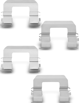 Alfa Romeo Tonale Brake Hardware Kit - Front - DFC - Stainless Steel - `23-`26