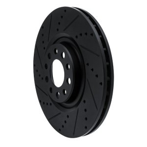 Alfa Romeo GIULIA Brake Rotor (1) - Front Left - DFC - Drilled & Slotted - Black - `17-`25 Alfa Romeo GIULIA Brake Rotor (1) - Front Left - DFC - Drilled & Slotted - Black - `17-`25