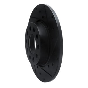 Alfa Romeo Tonale Brake Rotor (1) - Rear Right - DFC - Drilled & Slotted - Black - `15-`25