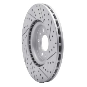 Alfa Romeo Tonale Brake Rotor (1) - Front Left - DFC - Drilled & Slotted Geoperformance - `14-`26 Alfa Romeo Tonale Brake Rotor (1) - Front Left - DFC - Drilled & Slotted Geoperformance - `14-`26