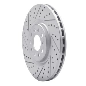 Alfa Romeo Tonale Brake Rotor (1) - Front Left - DFC - Drilled & Slotted Geoperformance - `14-`26 Alfa Romeo Tonale Brake Rotor (1) - Front Left - DFC - Drilled & Slotted Geoperformance - `14-`26