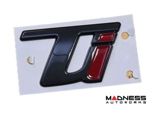 Alfa Romeo Giulia Emblems - "Ti" - Dark Miron - Genuine Mopar