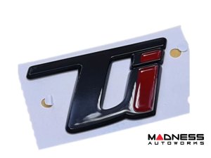 Alfa Romeo Giulia Emblems - "Ti" - Dark Miron - Genuine Mopar