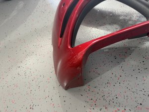 Alfa Romeo Giulia Quadrifoglio Front Bumper - Rosso Etna - Take Off Alfa Romeo Giulia Quadrifoglio Front Bumper - Rosso Etna - Take Off