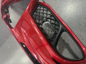 Alfa Romeo Giulia Quadrifoglio Front Bumper - Rosso Etna - Take Off Alfa Romeo Giulia Quadrifoglio Front Bumper - Rosso Etna - Take Off