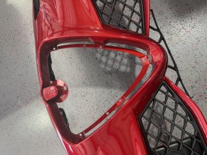 Alfa Romeo Giulia Quadrifoglio Front Bumper - Rosso Etna - Take Off Alfa Romeo Giulia Quadrifoglio Front Bumper - Rosso Etna - Take Off