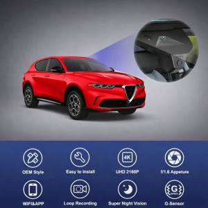 Alfa Romeo Tonale Integrated Dash Camera System - 4K Front Camera