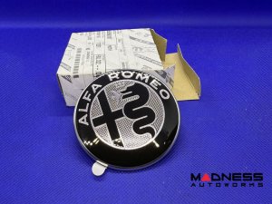Alfa Romeo Stelvio Emblems - Front + Back Set - GTAm - Genuine Mopar