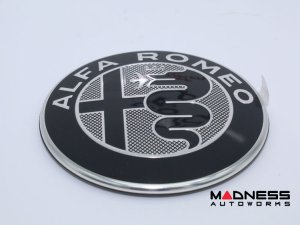 Alfa Romeo Stelvio Emblems - Front + Back Set - GTAm - Genuine Mopar