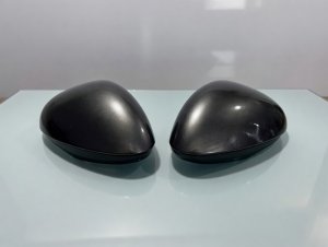 Alfa Romeo Giulia Miror Covers - Vesuvio Gray Metallic - OEM QV Version 