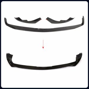 Alfa Romeo Stelvio Front Bumper Carbon Fiber Trim - 3 piece set 