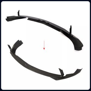 Alfa Romeo Stelvio Front Bumper Carbon Fiber Trim - 3 piece set 