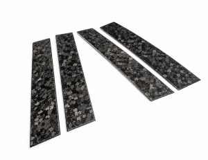 Alfa Romeo Giulia Exterior Door Pillars - Carbon Fiber - Forged - Feroce Carbon
