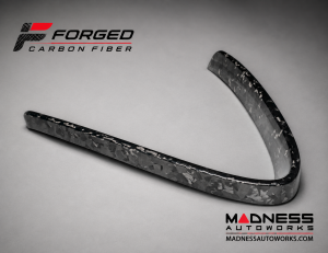 Alfa Romeo Giulia Front V Shield Grill Frame - Carbon Fiber - Forged Carbon - Feroce Carbon