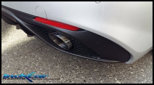 Alfa Romeo Giulia Exhaust Trim - InoXcar - 102mm - Sport/ Ti Models