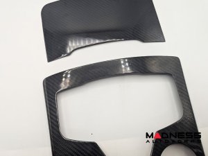Alfa Romeo Stelvio Shift Console Trim - Carbon Fiber - '20+ models - Feroce Carbon - 2 Piece Set Alfa Romeo Stelvio Shift Console Trim - Carbon Fiber - '20+ models - Feroce Carbon - 2 Piece Set