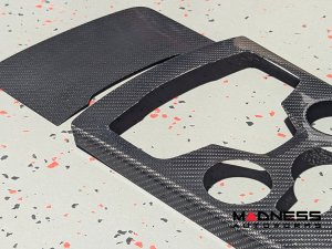 Alfa Romeo Stelvio Shift Console Trim - Carbon Fiber - '20+ models - Feroce Carbon - 2 Piece Set Alfa Romeo Stelvio Shift Console Trim - Carbon Fiber - '20+ models - Feroce Carbon - 2 Piece Set