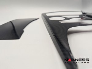 Alfa Romeo Stelvio Shift Console Trim - Carbon Fiber - '20+ models - Feroce Carbon - 2 Piece Set Alfa Romeo Stelvio Shift Console Trim - Carbon Fiber - '20+ models - Feroce Carbon - 2 Piece Set