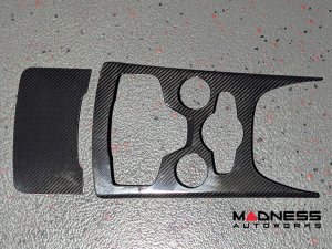 Alfa Romeo Stelvio Shift Console Trim - Carbon Fiber - '20+ models - Feroce Carbon - 2 Piece Set Alfa Romeo Stelvio Shift Console Trim - Carbon Fiber - '20+ models - Feroce Carbon - 2 Piece Set