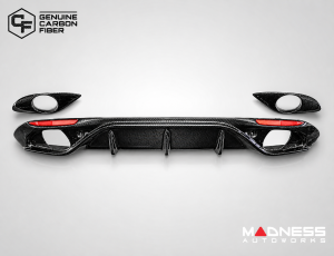 Alfa Romeo Giulia Diffuser - Carbon Fiber - Originale Lusso - Feroce Carbon - Base Models