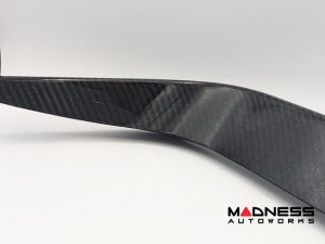 Alfa Romeo Giulia Front Canards - Carbon Fiber - V2 - Feroce Carbon - Sport/ Ti/ Veloce - Scratch And Dent
