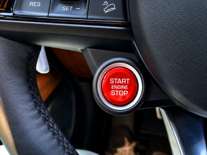Alfa Romeo Giulia Start/ Stop Button - Genuine Part - Red
