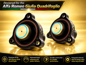 Alfa Romeo Giulia Diverter Valve - Go Fast Bits - DV+ Integrated Solenoid - QV Model