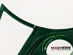 Alfa Romeo Stelvio Steering Wheel Trim - Carbon Fiber - Center Trim Piece - Italian Theme - QV Model - Scratch & Dent