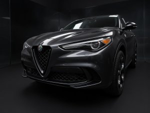  Alfa Romeo Stelvio Front Splitter - Carbon Fiber - Quadrifoglio