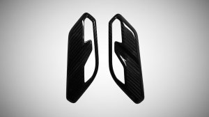 Ford F-150 Raptor Fender Vent Trim - Carbon Fiber - Front