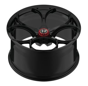 Alfa Romeo Giulia Custom Wheels - set of 4 - KuhlFX - Forged - GTAm Style - 19" - Gloss Black