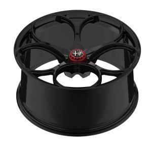 Alfa Romeo Giulia Custom Wheels - set of 4 - KuhlFX - Forged - GTAm Style - 20" - Gloss Black