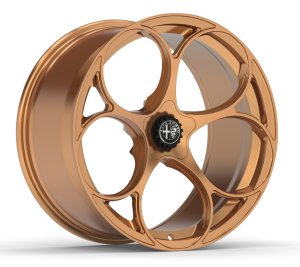 Alfa Romeo Stelvio Custom Wheels - set of 4 - KuhlFX - Forged - GTAm Style - 20" - Gloss Bronze Alfa Romeo Stelvio Custom Wheels - set of 4 - KuhlFX - Forged - GTAm Style - 20" - Gloss Bronze