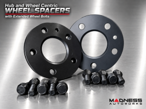 Alfa Romeo Stelvio Wheel Spacers - MADNESS - 5mm - set of 2 w/ extended bolts