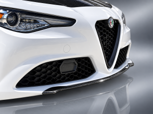 Alfa Romeo Giulia Front Spoiler - Carbon Fiber - QV Style - MADNESS - Base Model 
