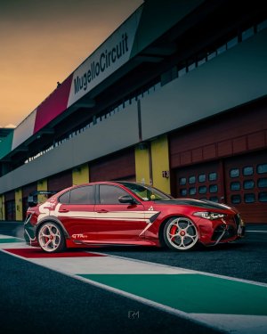 Alfa Romeo Giulia Quadrifoglio GTAm Conversion Kit by PariS'5 GaraGe - Side Skirts - Carbon Fiber
