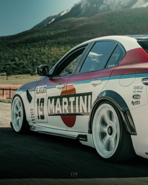 Alfa Romeo Giulia Quadrifoglio GTAm Conversion Kit by PariS'5 GaraGe - Side Skirts - Carbon Fiber