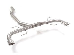 Alfa Romeo Giulia Sportline Exhaust - 2.0L - Ragazzon - Axle Back - Non-Resonated w/ Polished Tips