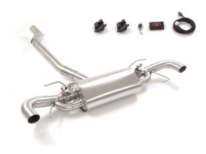 Alfa Romeo Giulia Performance Exhaust - 2.0L - Ragazzon - Axle Back - Muffled w/ Electronic Valves