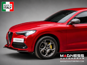 Alfa Romeo Stelvio Front Spoiler - Carbon Fiber - Stile Italia 