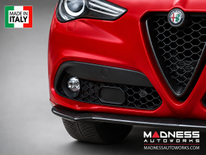 Alfa Romeo Stelvio Front Spoiler - Carbon Fiber - Stile Italia 
