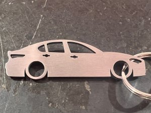 Keychain - Alfa Romeo Giulia Silhouette Design