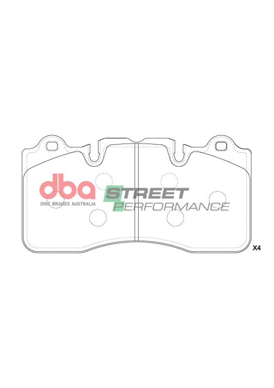 Alfa Romeo Giulia Brake Pads - Front - DBA - SP Performance - `17-`18 Alfa Romeo Giulia Brake Pads - Front - DBA - SP Performance - `17-`18