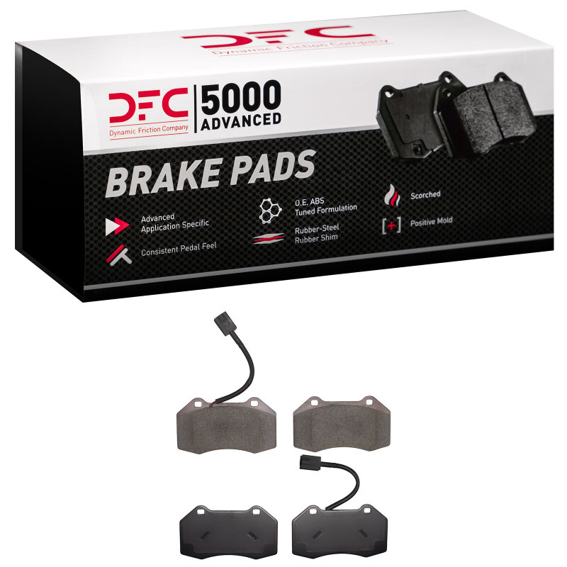 Alfa Romeo 4C Brake Pads - Front - DFC - 5000 Advanced Low Metallic - `15-`20 Alfa Romeo 4C Brake Pads - Front - DFC - 5000 Advanced Low Metallic - `15-`20