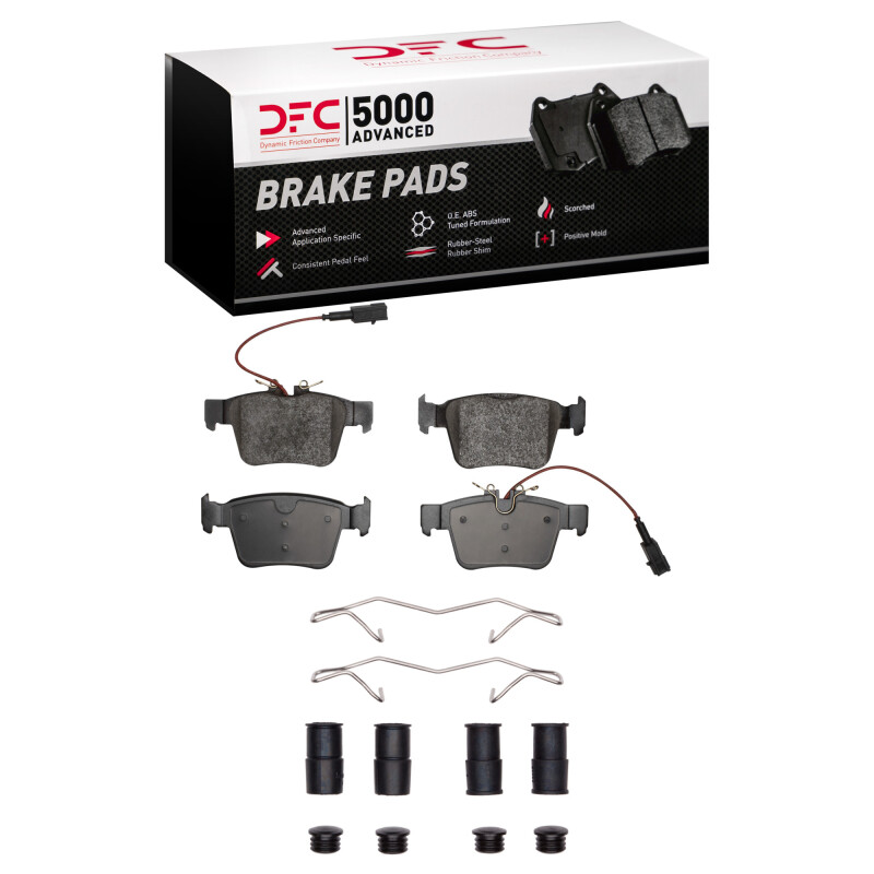 Alfa Romeo Giula Brake Pads - Rear - DFC - 5000 Advanced Ceramic - `17-`25 Alfa Romeo Giula Brake Pads - Rear - DFC - 5000 Advanced Ceramic - `17-`25