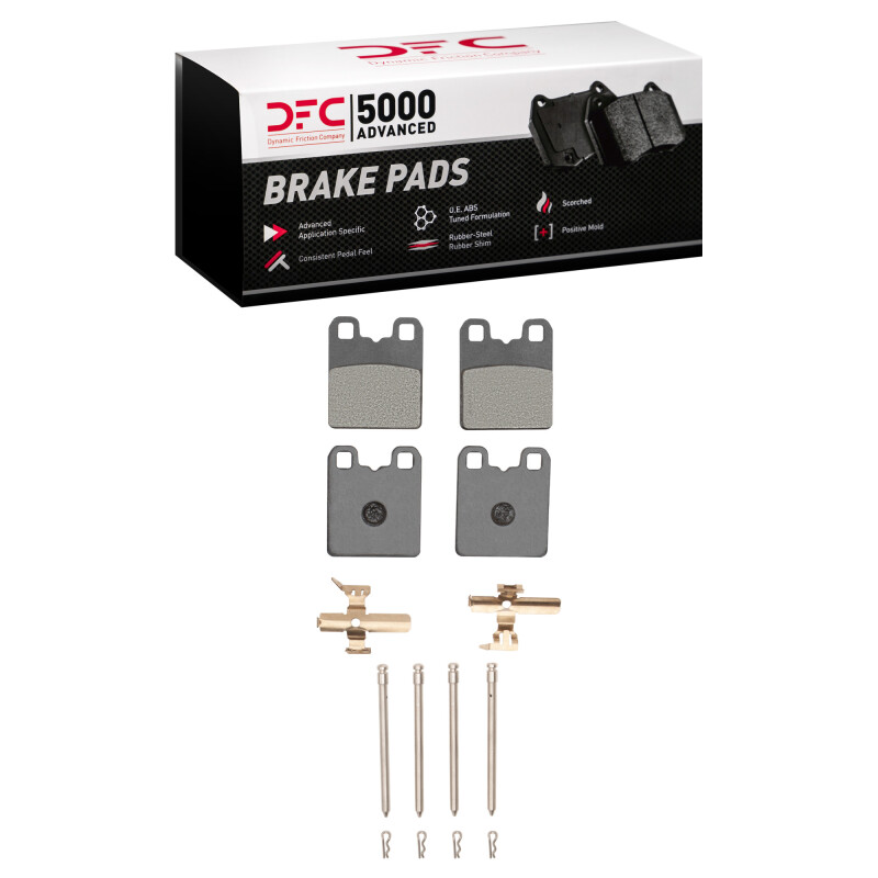 Alfa Romeo Giulia Brake Pads - DFC - 5000 Advanced Low Metallic + Hardware Kit - `14-`25 Alfa Romeo Giulia Brake Pads - DFC - 5000 Advanced Low Metallic + Hardware Kit - `14-`25