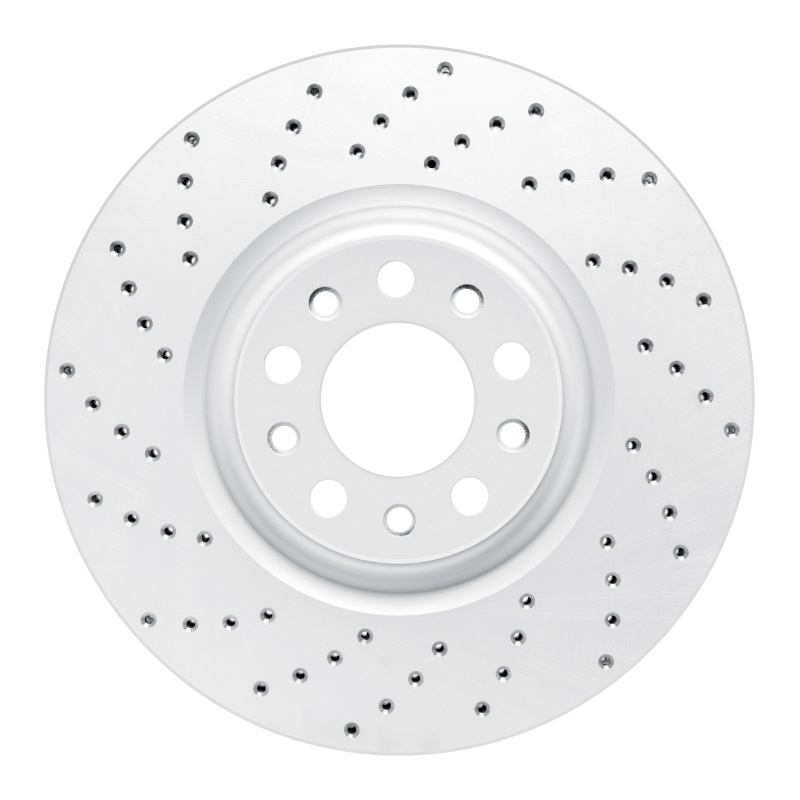 Alfa Romeo Giulia Brake Rotor (1) - Front Left - DFC - Geoperformance Drilled - `17-`25 Alfa Romeo Giulia Brake Rotor (1) - Front Left - DFC - Geoperformance Drilled - `17-`25