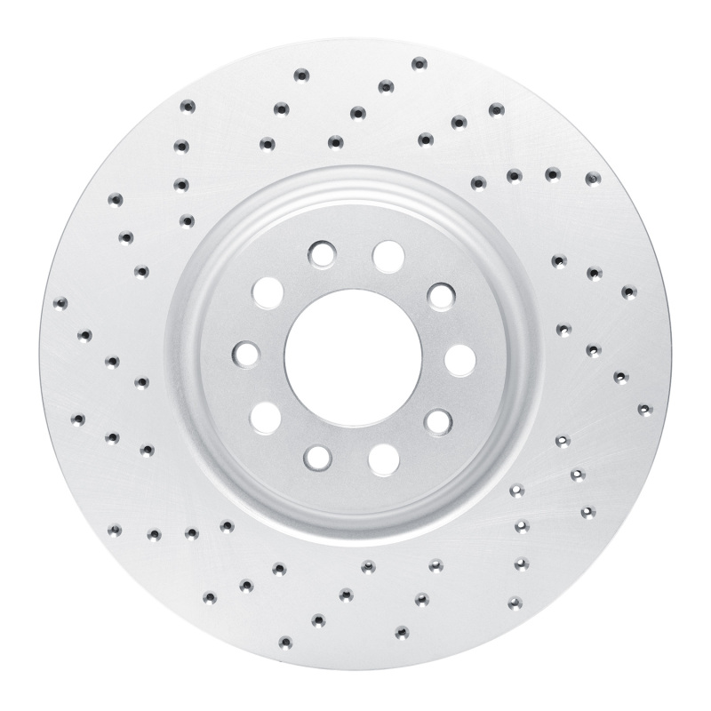 Alfa Romeo Tonale Brake Rotor (1) - Front Left - DFC - Drilled Geoperformance - `14-`26 Alfa Romeo Tonale Brake Rotor (1) - Front Left - DFC - Drilled Geoperformance - `14-`26