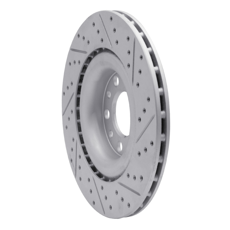 Alfa Romeo Stelvio Brake Rotor (1) - Rear Left - DFC - Drilled & Slotted Geoperformance - `17-`25 Alfa Romeo Stelvio Brake Rotor (1) - Rear Left - DFC - Drilled & Slotted Geoperformance - `17-`25